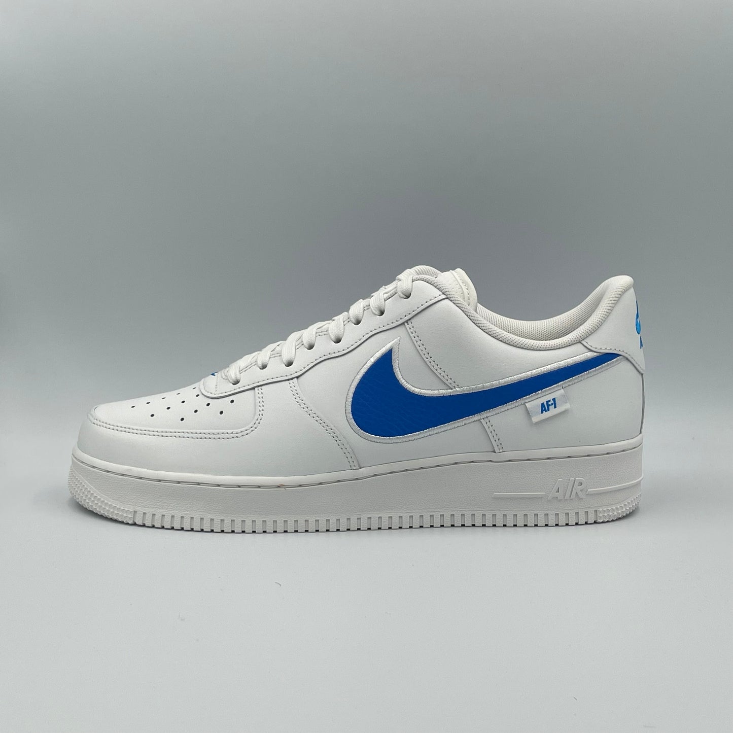 Nike Air Force 1 '07 "Big Swoosh" - White/Blue