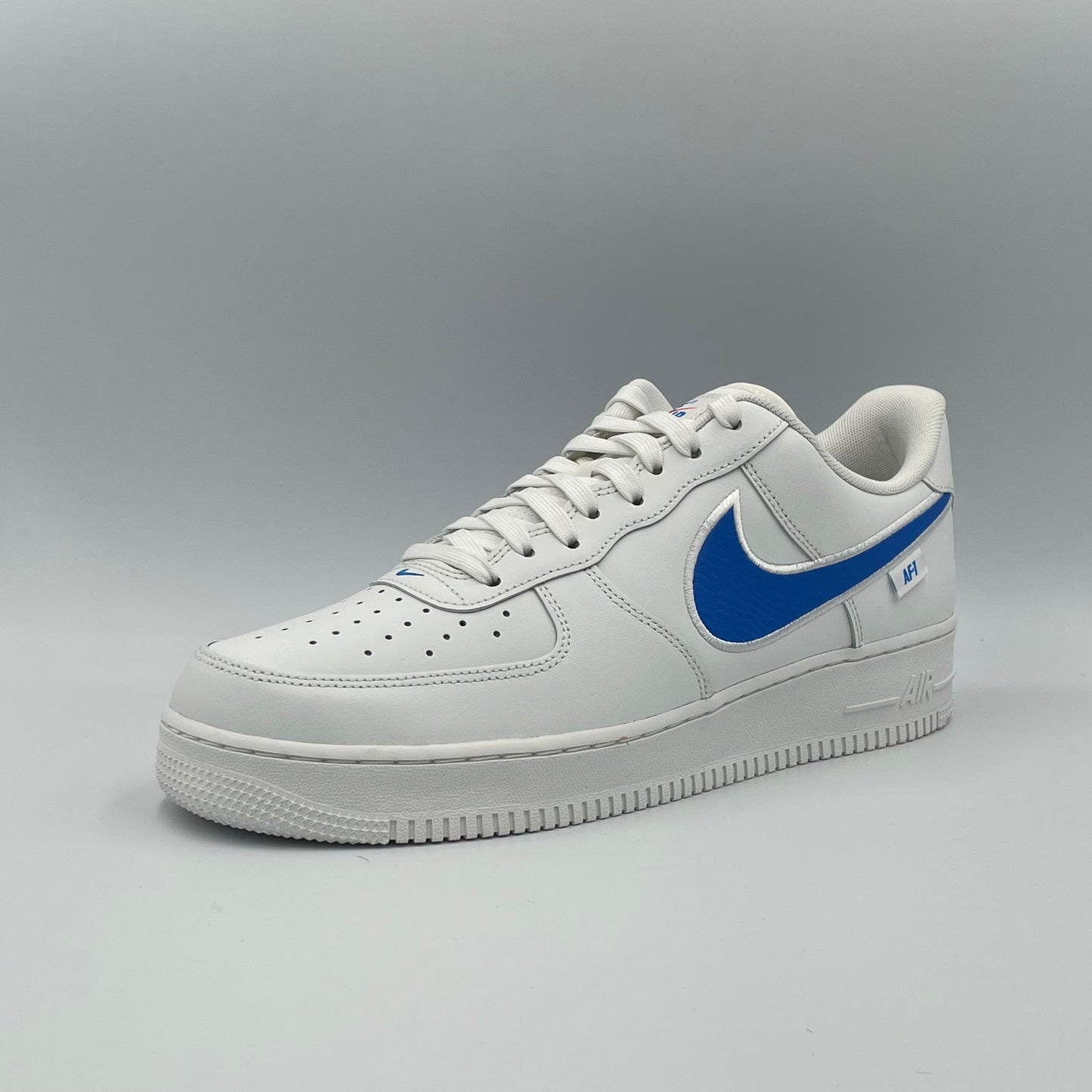 Nike Air Force 1 '07 "Big Swoosh" - White/Blue