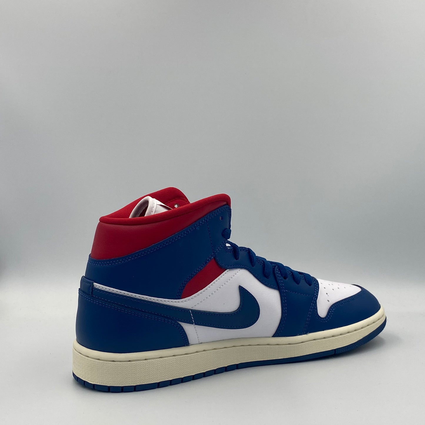 Air Jordan 1 Mid - French Blue/Gym Red - 44.5