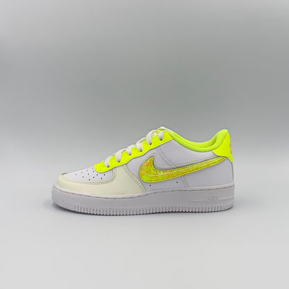 Nike Air Force 1 LV8 (GS) - White/Volt - 36