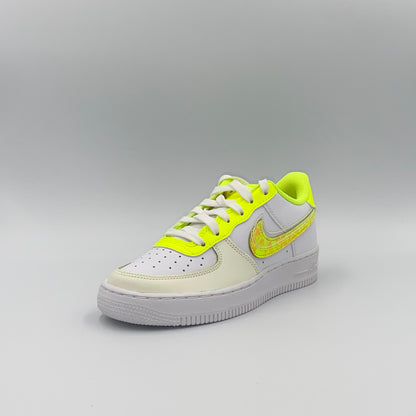 Nike Air Force 1 LV8 (GS) - White/Volt - 36