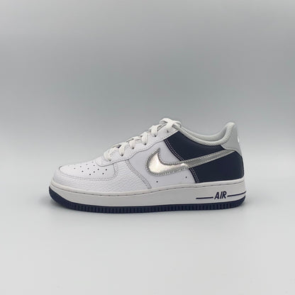 Nike Air Force 1 LV8 (GS) - White/Midnight Navy - 37.5