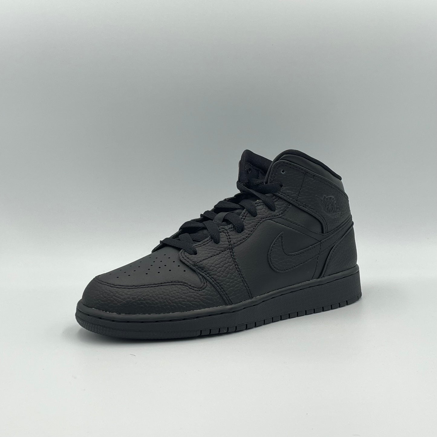 Air Jordan 1 Mid (GS) - Triple Black - 40