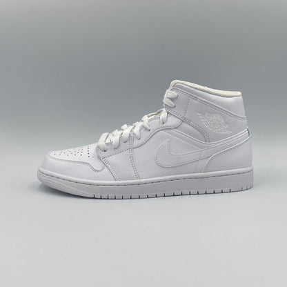 Air Jordan 1 Mid - Triple White - 44.5