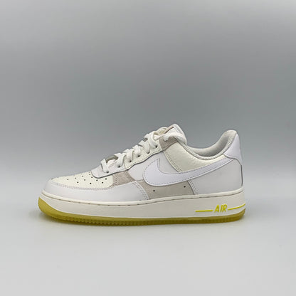 Nike Air W Force 1 '07 Low UV Patchwork - fehér/citrom