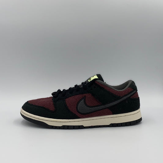 Nike Dunk Low SE CC Fleece - Black/Burgundy - 40