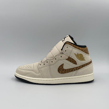 Air Jordan 1 Mid SE - Brown Elephant